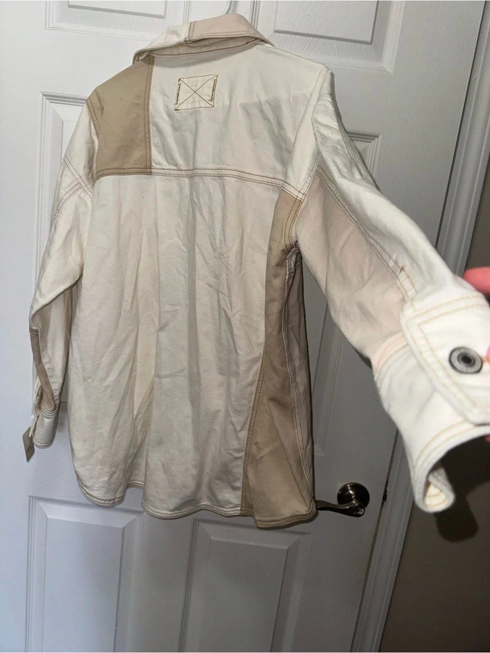 NWT We The Free Ivory Mountain Roads Shirt Size X-Small - Picture 9 of 16